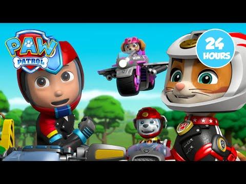 LIVE PAW PATROL &amp; FRIENDS 🔴 24/7 Live stream Motocycle Special